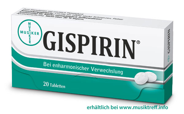 Gispirin - bei enharmonischer Verwechslung